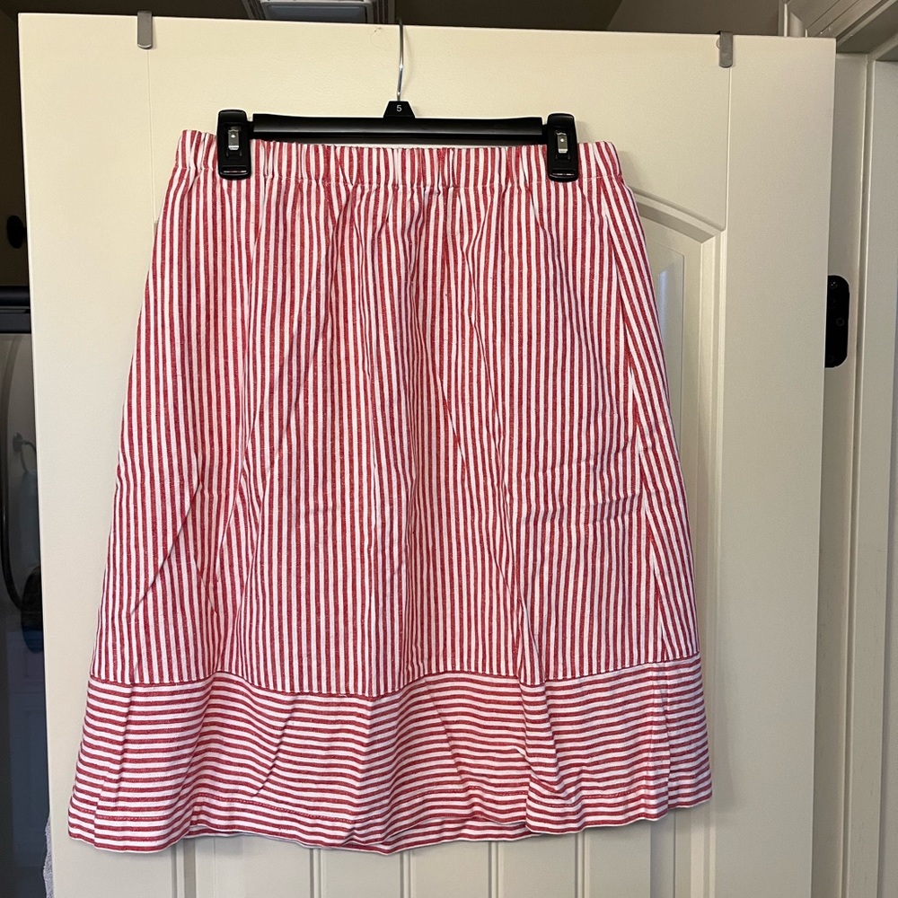 J. Crew Striped Skirt